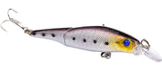 ハードルアー ミノープラグ ジョイントミノー ハードベイト トリプルフック 疑似餌 釣り餌 小魚デザイン 釣り用品 釣り具 フィッシング用品 海釣り バス釣り 船釣り 川釣り