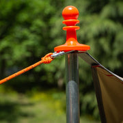 テントポールキャップ アウトドア用品 避雷キャップ 落雷防止 導電防止 雷除け 発光 テント部品 キャンプ タープ 便利 シンプル おしゃれ