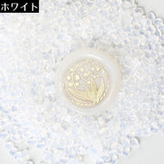 シーリングワックス 封蝋 シーリングスタンプ用品 約500g入り 小粒 楕円形 オーバル 半透明 クリア 結婚式 招待状 手紙