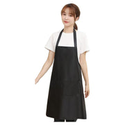 エプロン H型 首掛け シンプル 女性用 男性用 メンズ レディース カフェエプロン 防水 防汚 無地 おしゃれ ポケット付き 汚れにくい 掃除 料理 家事 お手伝い カフェ シンプル おしゃれ