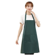 エプロン H型 首掛け シンプル 女性用 男性用 メンズ レディース カフェエプロン 防水 防汚 無地 おしゃれ ポケット付き 汚れにくい 掃除 料理 家事 お手伝い カフェ シンプル おしゃれ