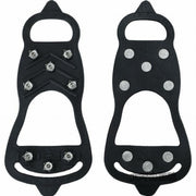アイゼン スノースパイク 左右セット アイスグリップ トレッキング 靴底用 滑り止め 8本爪 伸縮性 転倒防止 簡単装着 取り付け簡単 登山 雪道 路面凍結