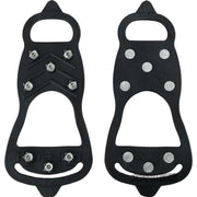 アイゼン スノースパイク 左右セット アイスグリップ トレッキング 靴底用 滑り止め 8本爪 伸縮性 転倒防止 簡単装着 取り付け簡単 登山 雪道 路面凍結