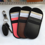キーケース スマートキー収納 RFID スキミング防止 男女兼用 メンズ レディース 鍵入れ カード収納 無地 レザー調 通勤 通学 おしゃれ シンプル 女性用 男性用 ユニセックス ギフト プレゼント 贈り物 ピンク 黒 ブラウン