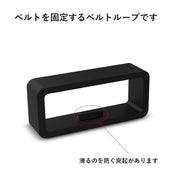 ベルトループ 男女兼用 腕時計パーツ 腕時計ベルト バンド 可動リング 交換 後付け 修理 DIY シリコン シンプル 無地 スマートウォッチ 腕時計 便利 簡単 サイズ豊富 黒 ブラック