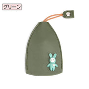 キーケース スマートキーケース レディース ファッション小物 うさぎ 無地 単色 シンプル コンパクト 便利 キーホルダー かわいい おしゃれ カジュアル