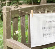 タペストリー 誕生日タペストリー バースデーフォト 壁掛け 楽譜 音符 装飾 お誕生日 お祝い パーティー インテリア イベント おしゃれ 子供部屋