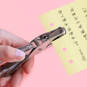 穴あけパンチ パンチ 文房具 事務用品 オフィス デスク ひとつ穴 一つ穴 1穴 6mm 手持ち 簡単 穴あけ