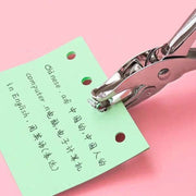 穴あけパンチ パンチ 文房具 事務用品 オフィス デスク ひとつ穴 一つ穴 1穴 6mm 手持ち 簡単 穴あけ