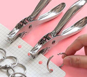 穴あけパンチ パンチ 文房具 事務用品 オフィス デスク ひとつ穴 一つ穴 1穴 6mm 手持ち 簡単 穴あけ
