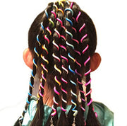 ヘアアクセサリー 6本セット 子供 キッズ 女の子 レディース ダンサー スパイラル 螺旋 ダンス ヒップホップ ヘアアレンジ