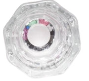 ダッペンディッシュ ジェルネイル 筆洗い グラス ネイルアート用品 水入れ クリア アクリルリキッド入れ ガラス容器 ネイルアート ネイル おしゃれ シンプル