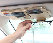 車用収納ケース サンバイザーポケット カード入れ 小物入れ スマホ入れ 収納ホルダー 車用品 カー用品 カーアクセサリー 整理 便利