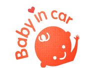 車用ステッカー ステッカー デカール カーステッカー 車用シール シール Baby in car ベビーインカー 赤ちゃん ベビー 英字 カー用品 車用品 カッティングシール 車ステッカー ボディステッカー 全車ステッカー 自動車 車 クルマ くるま カー 可愛い かわいい 装飾 デコレーション デコ