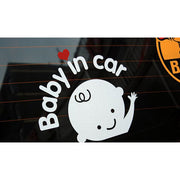 車用ステッカー ステッカー デカール カーステッカー 車用シール シール Baby in car ベビーインカー 赤ちゃん ベビー 英字 カー用品 車用品 カッティングシール 車ステッカー ボディステッカー 全車ステッカー 自動車 車 クルマ くるま カー 可愛い かわいい 装飾 デコレーション デコ