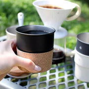 カップスリーブ コルク 滑り止め キッチン用品 キッチン雑貨 断熱 耐熱 滑り止め 後付け コップ カップ グラス コーヒーグッズ スタッキングカップ用 コルクスリーブ 巻く おしゃれ ナチュラル かわいい シンプル 茶