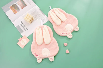 ハンドタオル ループ付き お手拭き 吊り下げ 引っ掛け ウサギ 商品画像4