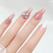 ネイルパーツ ラインストーン 10個セット 選べるサイズ 3mm 4mm 5mm 6mm 7mm ネイルアート用品 セルフネイル ネイルアート デコパーツ キラキラ ビジュー ネイルグッズ