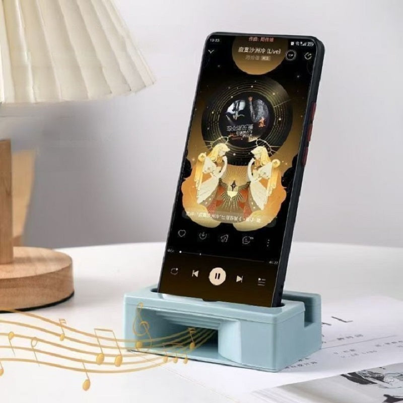 スマホスピーカー スマホスタンド 電源不要 置くだけ 縦置き 横置き 商品画像2