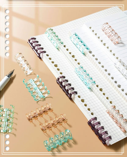バインダーリング ルーズリーフリング 同色5個セット 綴じ込み用品 製本 バインダー 商品画像2