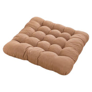 座布団 クッション 単品 1個 40×40cm スクエア 四角 チェアクッション フロアクッション 厚手 インテリア雑貨 チェアパッド 単色 無地 椅子用 ソファークッション リビング ソファ ダイニング もこもこ かわいい ふんわり ふわふわ シンプル おしゃれ