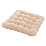 座布団 クッション 単品 1個 40×40cm スクエア 四角 チェアクッション フロアクッション 厚手 インテリア雑貨 チェアパッド 単色 無地 椅子用 ソファークッション リビング ソファ ダイニング もこもこ かわいい ふんわり ふわふわ シンプル おしゃれ