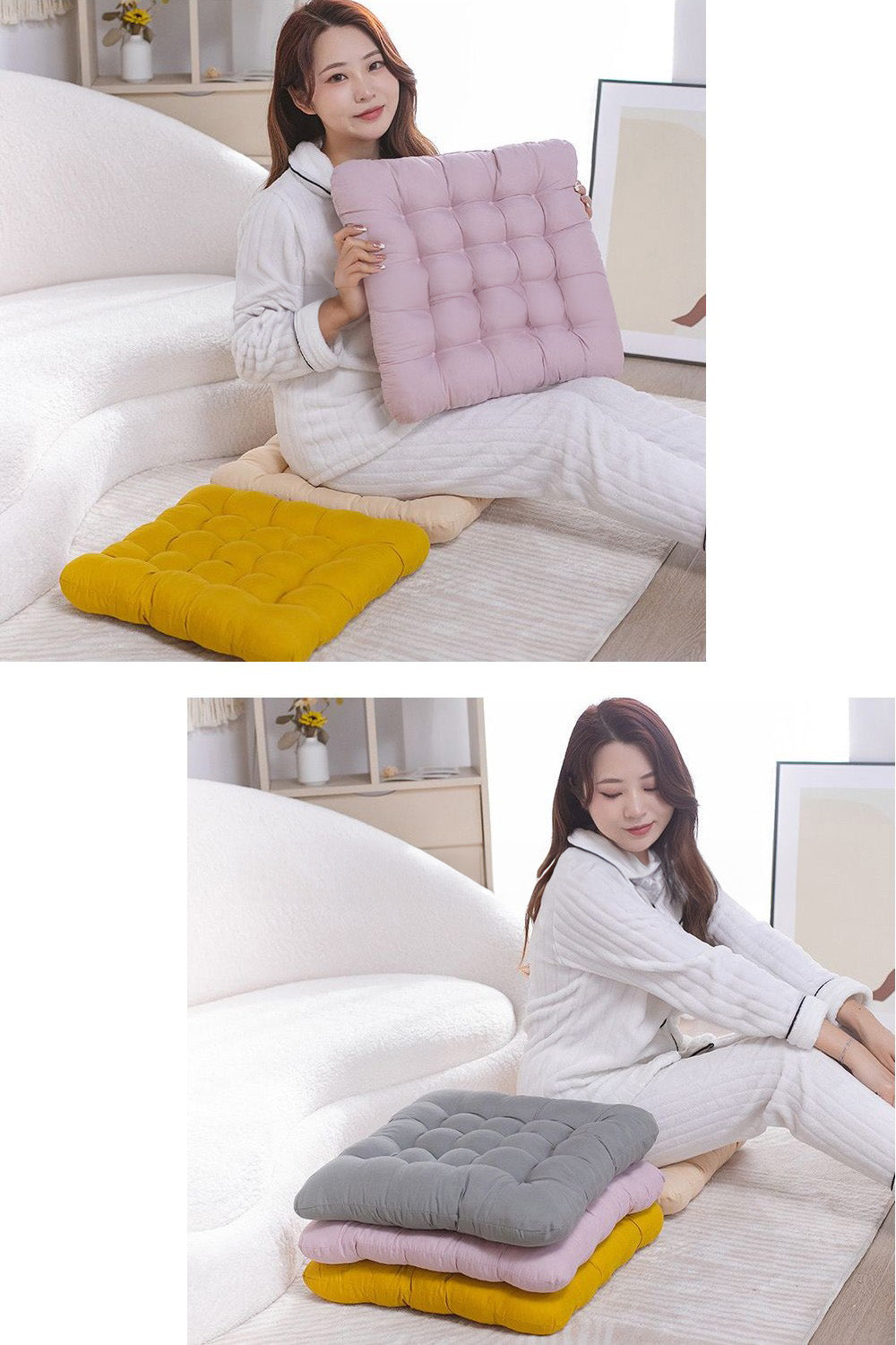 座布団 クッション 単品 1個 40×40cm スクエア 商品画像2