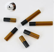 アトマイザー ロールオン 2個セット 詰め替え容器 3ml 5ml 10ml ミニボトル 半透明 コスメ 香水 アロマ オイル 化粧水 塗る 持ち歩き 携帯用