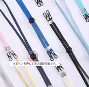 ハットストラップ 単品 1本 帽子用 あごひも 落下防止 長さ調節可能 平紐 脱着式 無地 単色 カラバリ豊富 飛ばない ぶら下げ 便利 シンプル 日用品雑貨 ぼうしグッズ