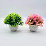 造花 フェイクグリーン 鉢植え 観葉植物 装飾 置物 飾り 葉っぱ リーフ 多肉植物風 鮮やか インテリア ミニポット おしゃれ かわいい リビング 玄関 寝室 ショップ 店舗