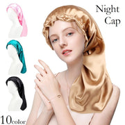 ナイトキャップ ヘアキャップ レディース 筒型 就寝用 帽子 髪保護 寝ぐせ防止 抜け毛防止 乾燥対策 ヘアケア ギフト プレゼント 贈り物