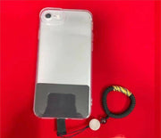 スマホストラップ用シート ネックストラップ用 レディース メンズ スマホショルダーストラップ用シート カード 落下防止 スマートフォン 22色