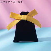 ラッピング袋 ギフトバッグ ジュエリーポーチ 巾着 ミニ 包装 プレゼント 無地 シンプル ベロア調 リボン 収納 小物入れ アクセサリー