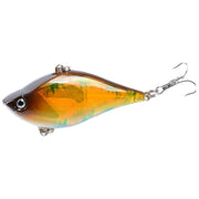 ハードルアー ミノープラグ 釣り針付き 釣り具 6cm 疑似餌 偽餌 フック付き 小魚デザイン 3Dアイ 軽量 カラフル 海釣り 川釣り 海水 淡水 釣り用品 フィッシング用品 アウトドア