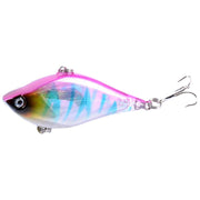 ハードルアー ミノープラグ 釣り針付き 釣り具 6cm 疑似餌 偽餌 フック付き 小魚デザイン 3Dアイ 軽量 カラフル 海釣り 川釣り 海水 淡水 釣り用品 フィッシング用品 アウトドア