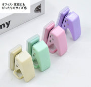ミニ穴あけパンチ 1つ穴 単穴 直径6mm パンチ 文具 ステーショナリー 便利 携帯 学校 ルーズリーフ ファイル かわいい 可愛い シンプル パステルカラー 緑 ピンク 黄 紫