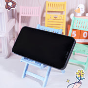 スマホスタンド スマホホルダー イス型 椅子型 縦置き 横置き 卓上 折りたたみ 動画鑑賞 ユニーク 個性的 かわいい 便利 スマートフォン