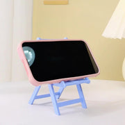 スマホスタンド スマホホルダー イス型 椅子型 縦置き 横置き 卓上 折りたたみ 動画鑑賞 ユニーク 個性的 かわいい 便利 スマートフォン