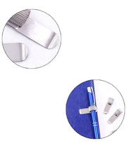 ペンホルダー ペンクリップ 手帳用アクセサリー クリップホルダー タテ ヨコ シンプル 単品 1個 文房具 文具 シンプル