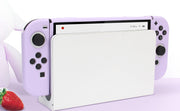 Nintendo Switch 有機EL 保護カバー ダストカバー ソフトケース Joy-Con分離式 OLED専用 収納 日用品雑貨 無地 単色 シンプル ホコリ 汚れ 防塵 弾力性 柔軟性 任天堂 スイッチ カラバリ豊富