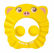 シャワーキャップ バスバイザー シャンプーキャップ キッズ ベビー 子供用 子供用雑貨 サイズ調節可能 耳カバー 防水 動物 魚 かわいい スナップボタン シャワー