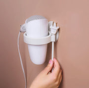 ヘアドライヤーラック ラック 収納 ヘアドライヤーホルダー ドライヤーホルダー 壁掛け 多機能ラック 吸盤 洗面室 洗面台 穴あけ不要 簡単取付 シンプル おしゃれ