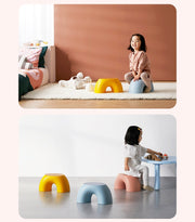 スツール ステップスツール キッズチェア キッズ 子供 ステップチェア ローチェア 踏み台 ステップ台 椅子 いす チェア ロータイプ 低い 滑り止め シンプル 室内 屋内 青 ピンク 緑