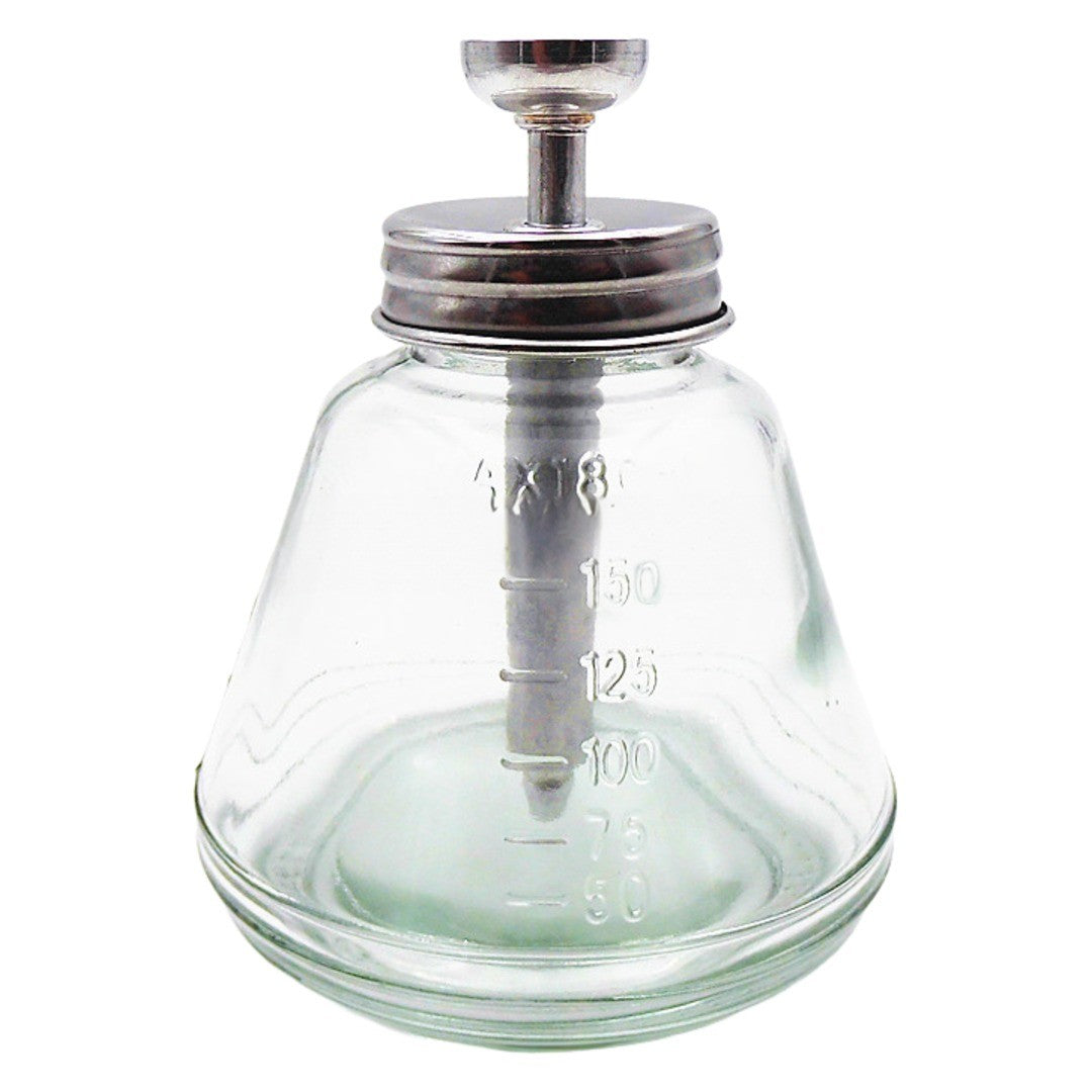 ガラスディスペンサー ネイルリムーバー入れ 溶剤入れ 180ml ネイルツール ネイルオフ プッシュ式 液体保管容器  おしゃれ かわいい ガラス容器 ハンドラップ クリーナー 除光液 アルコール