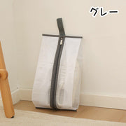シューズ収納ケース シューズバッグ スニーカー 収納用品 シューケア用品 ジッパー付き シンプル 持ち手付き 防湿 汚れ防止 整理 片付け 持ち運び 旅行