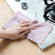 キッチンクロス 同色10枚セット 布巾 ふきん 雑巾 ハンドタオル 食器 テーブル コップ 厚手 吸水 掃除 油汚れ