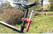 自転車用ライトホルダー ライトクリップ 自転車アクセサリー ライト 懐中電灯 自転車 マウンテンバイク ブラケット サイクリング ロードバイク 角度調整 360度回転 工具不要 簡単 便利 カラバリ豊富