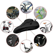 サドルカバー シートカバー 自転車 厚手 クッション ソフトパッド 衝撃吸収 3D立体 マウンテンバイク ロードバイク クロスバイク