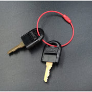 ワイヤーリング 5本セット ワイヤーキーリング キーチェーン キーチャーム アクセサリークラフトキット キーホルダーパーツ 日用品雑貨 手芸 ハンドメイド DIY デコレーション 無地 単色 シンプル ステンレス