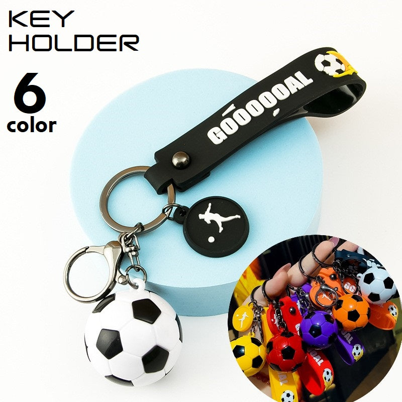 キーホルダー キーリング サッカーボール サッカー タグ付き バッグチャーム 商品画像